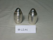 Silver Plated Salt Pepper Set