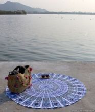 Yoga Mat Wall Hanging Ethnic Tapestry