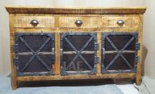Sideboard with Metal Jali Door