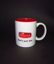 White Printed Ceramic Mug