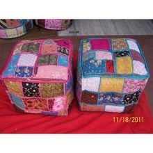Tribal Rajkoti Embriodery Poufs