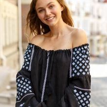 women Black Off-Shoulder In Casual dress