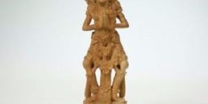 Wooden Carved Vishnu Statue