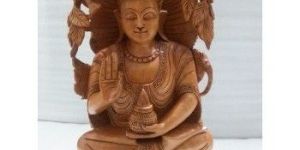 Wooden Craft Buddha Carving