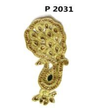 Gold Zari Embroidery Cording Cut Work Patch