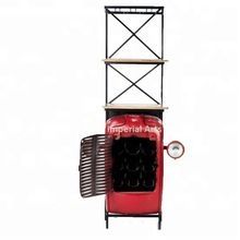 Ndustrial Iron Wooden Tractor Wine Bar