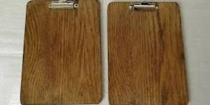Wooden Plain Clip Board