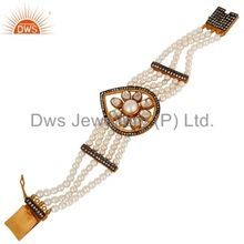 Traditional Designer Wedding Wear Silver Bracelet
