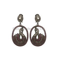 Traditional Rhodium Earring