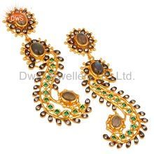 Zircon Labradorite Gemstone Earring