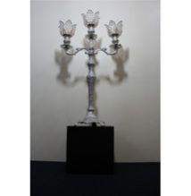 Table Crystal Lotus Candle Holder