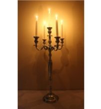 Tall Silver Candelabra