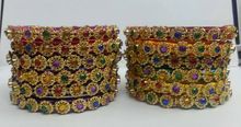 Stone Silk Thread Bangle