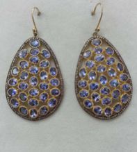 Tanzanite Gemstone Danglers