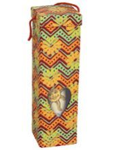 Zig-Zag Printed Wine Bottle Holder