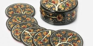 Paper Mache Coaster Set