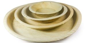 Areca Palm Leaf Round Plate 6.5