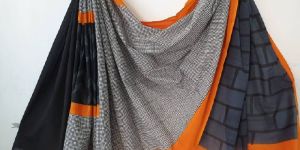 Soft Malmal Cotton Saree with Blouse