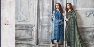 Sudriti Marigold Pashmina Dress Materials