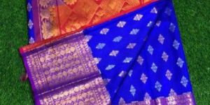 Uppada Pure Silk Jamdani Kanchi Bridal Sarees