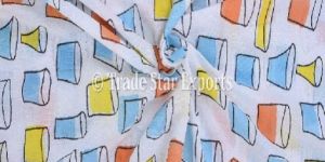 Voile Printed Cloth Material Kids Cotton Fabric