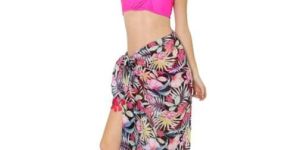 TROPICAL POP TASSEL SARONG