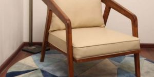 Slope Solid Wood Arm Chair