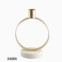 White Marble Dinner Candle Holder