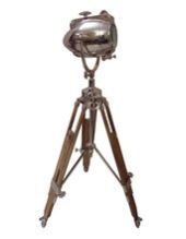 Wooden Tripod Floor Lamp Lights