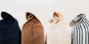 Waxed Canvas Hand Lunch Bag