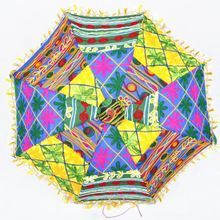 Unisex Beach Fashion Vintage Sun Umbrellas