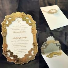 White Acrylic Invitation