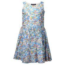 Print Cotton Girls Western Dress