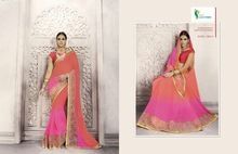 Zari Work Gerogette Sarees