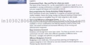 Cataract Surgery Kit