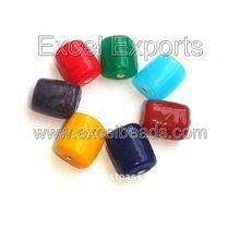 Tube Shaped Glass Beads