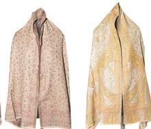 Hand Embroidery Fine Wool Scarf Shawl Stole Wraps