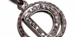 Sterling Silver J Pendant