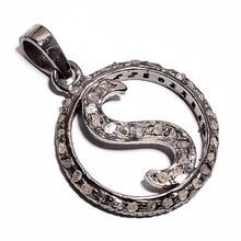 Sterling Silver S Pendant