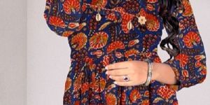 Printed Designer Rayon Top