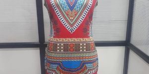V- neck style African top