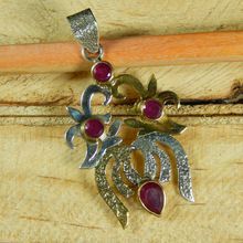 Red Jade Gemstone Pendant