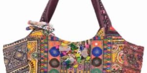 Vintage Embroidery & Pompom Bags