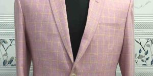 Cotton Mixed Check Blazer