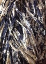 Spray Hand Dyed Silk Sari Ribbon