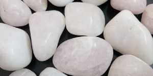 Snow White Quartz Pebble