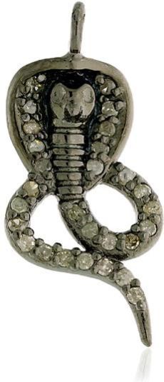 Silver Snakes Charm Pendant