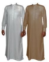 Simple Jubba Thobe Round Collar Arab Thobe Men Abaya