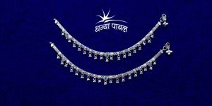 Silver Women's Anklets