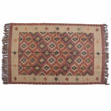 Wool Jute Kilim Rug